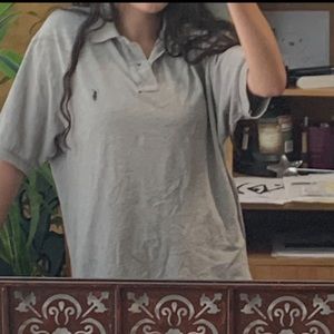 Vintage gray polo by Ralph Lauren
